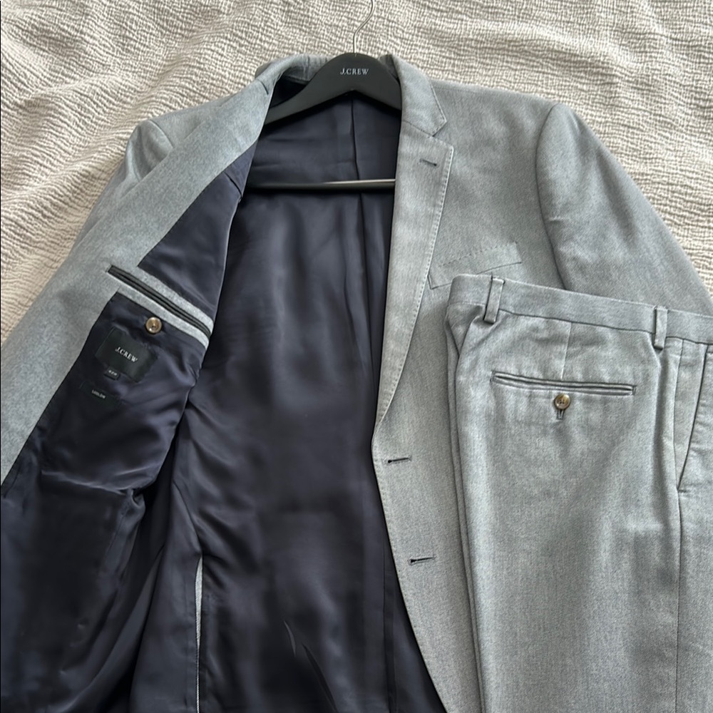 J.Crew Ludlow cotton suit: 42R, 33/32